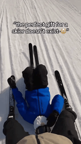 Holiday ski mask video showing a snowy outdoor adventure Holiday ski mask video showing a snowy outdoor adventure
