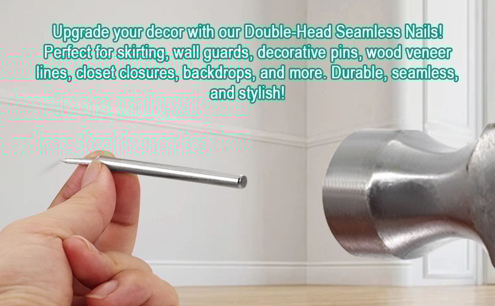 double head skirting thread seamless nail .1