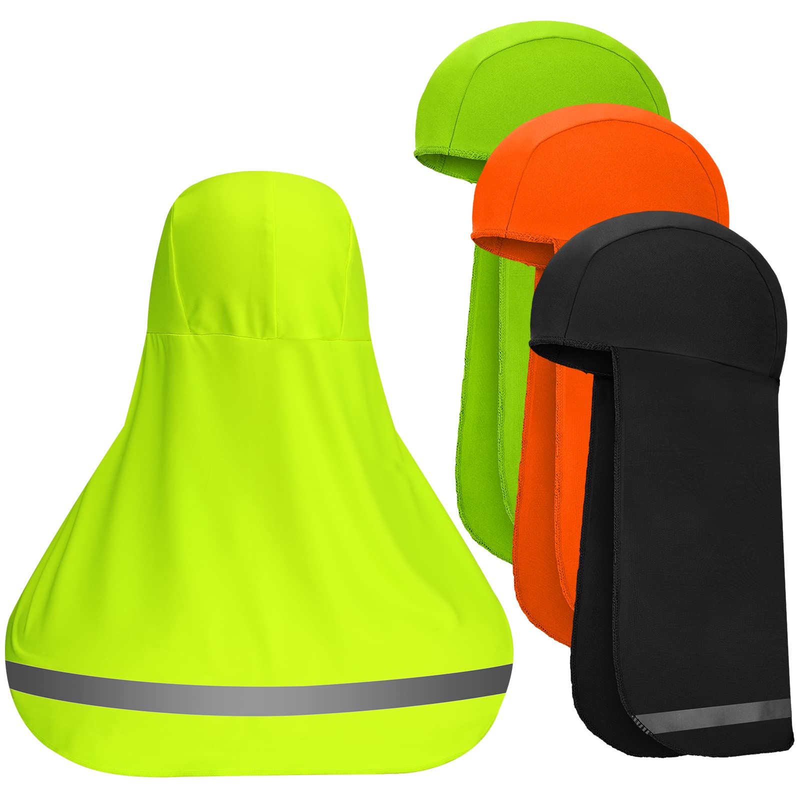 4 Pieces Sun Shade Hat Neck Sun Shade Hat Cooling Skull Cap Multi-color Pack 4 Pieces Sun Shade Hat Neck Sun Shade Hat Cooling Skull Cap Multi-color Pack