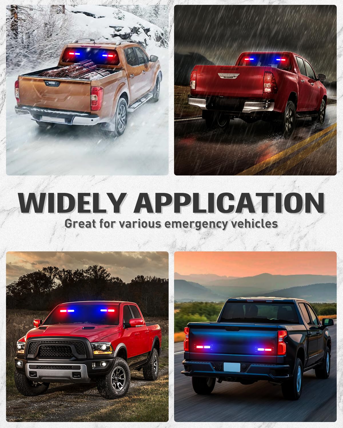 Versatile Use for Tow Truck, Plow Truck, Construction Vehicle in Snow and Mud