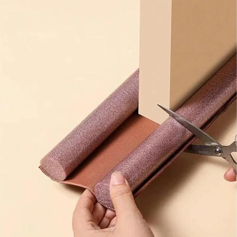 Door Bottom Sealing Strip, 1 Count Door Draft Stopper, Under Door Draft Noise Blocker, Home Essentials