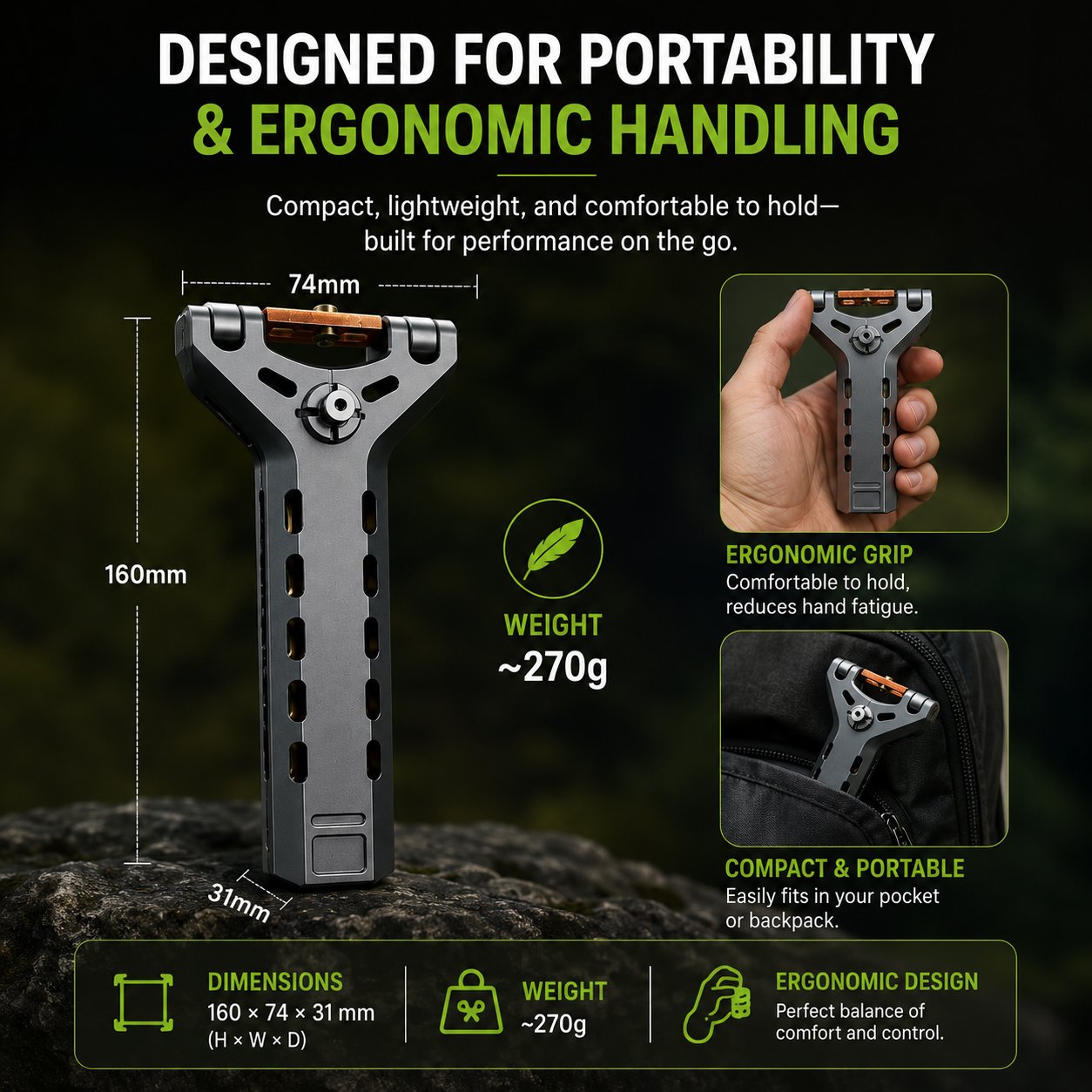 Limited-Time 50% OFFProfessional Telescopic Aluminum Alloy Auto-Loading Slingshot Full Kit (200 Steel Balls)