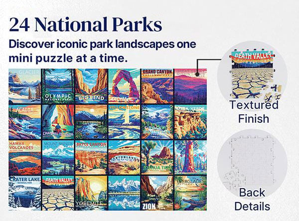 24 mini pack puzzle gift presentation