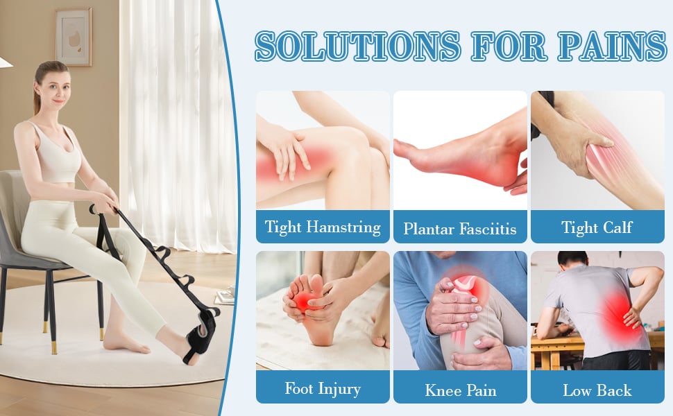 Foot and Calf Stretcher for Physical Therapy