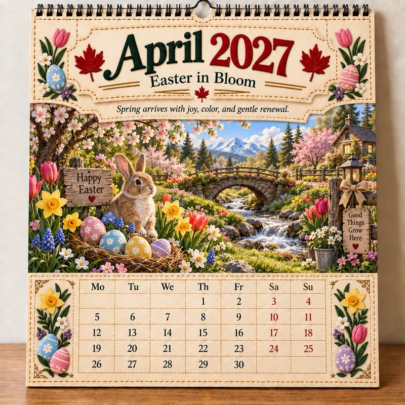 April 2027 Canada Calendar