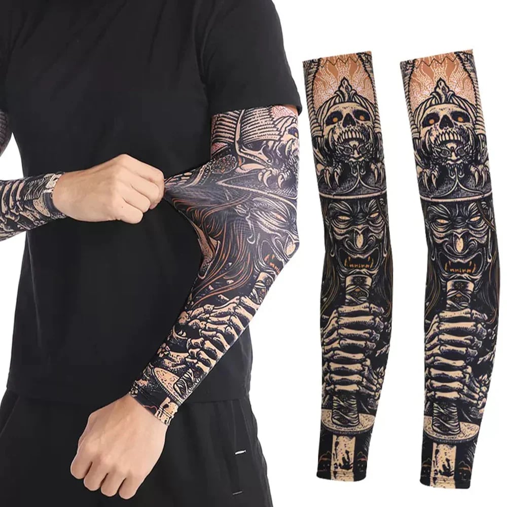 Tattoo arm sleeves detail
