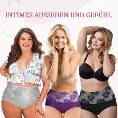 🔥Damen-Slip mit hoher Taille und Bauchkontrolle aus reiner Baumwolle in Übergröße