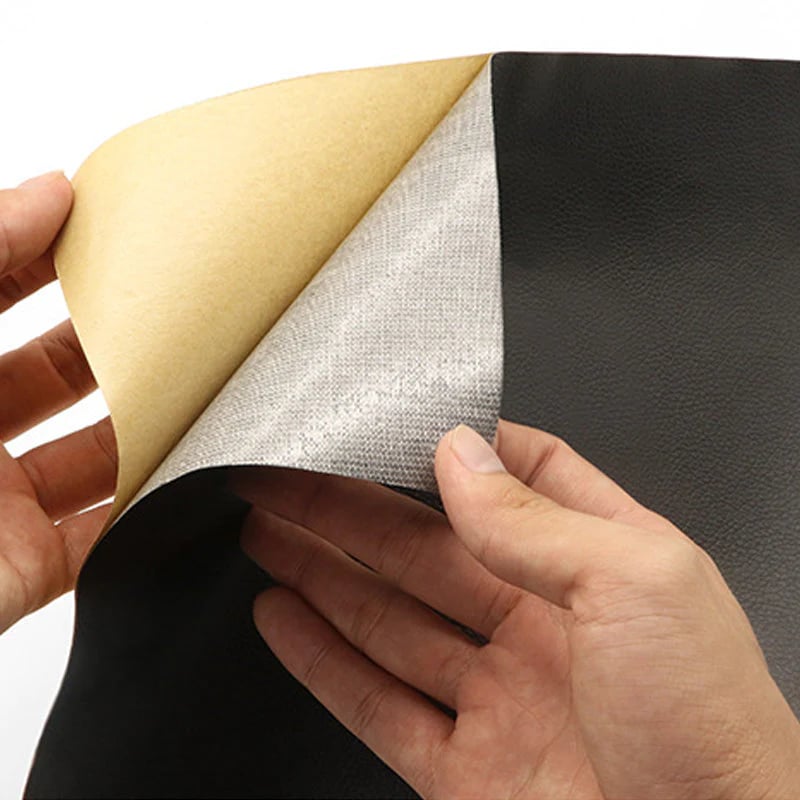 Large cuttable leather repair patch sheet for custom repair shapes