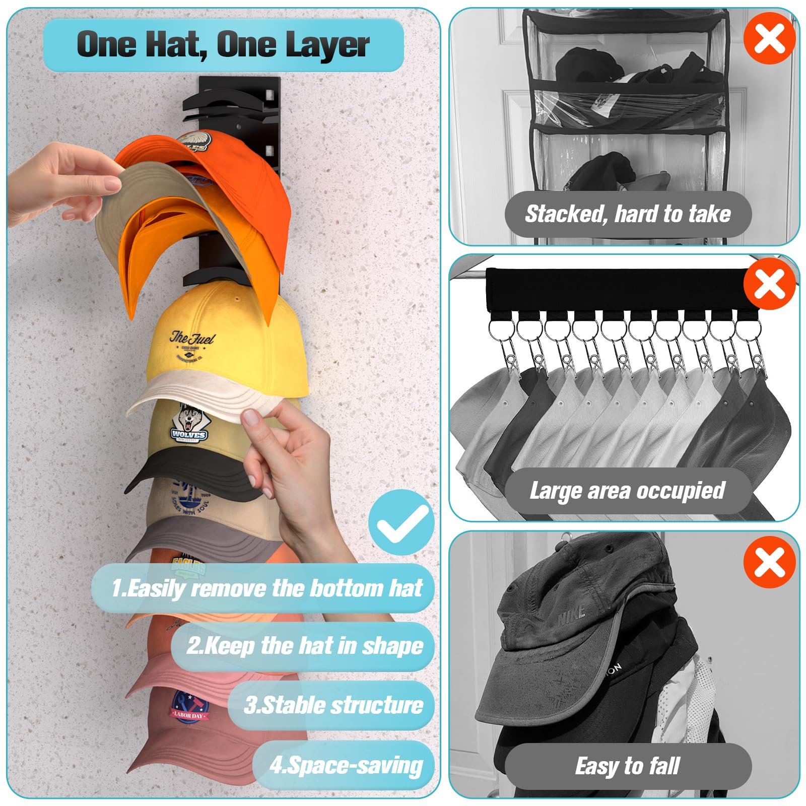 Hat Organizer 4 Hat Organizer 4