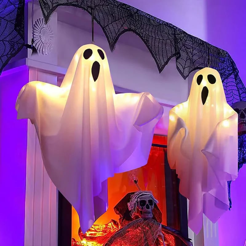 Leuchtender Geister-Kronleuchter für Halloween-Party-Dekor