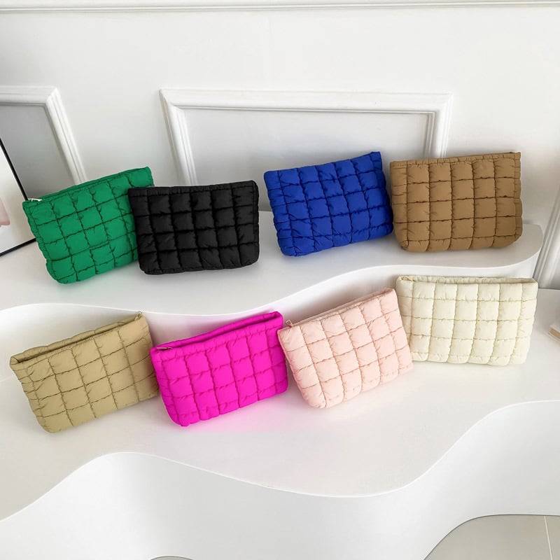 Elegant Quilted Travel Clutch