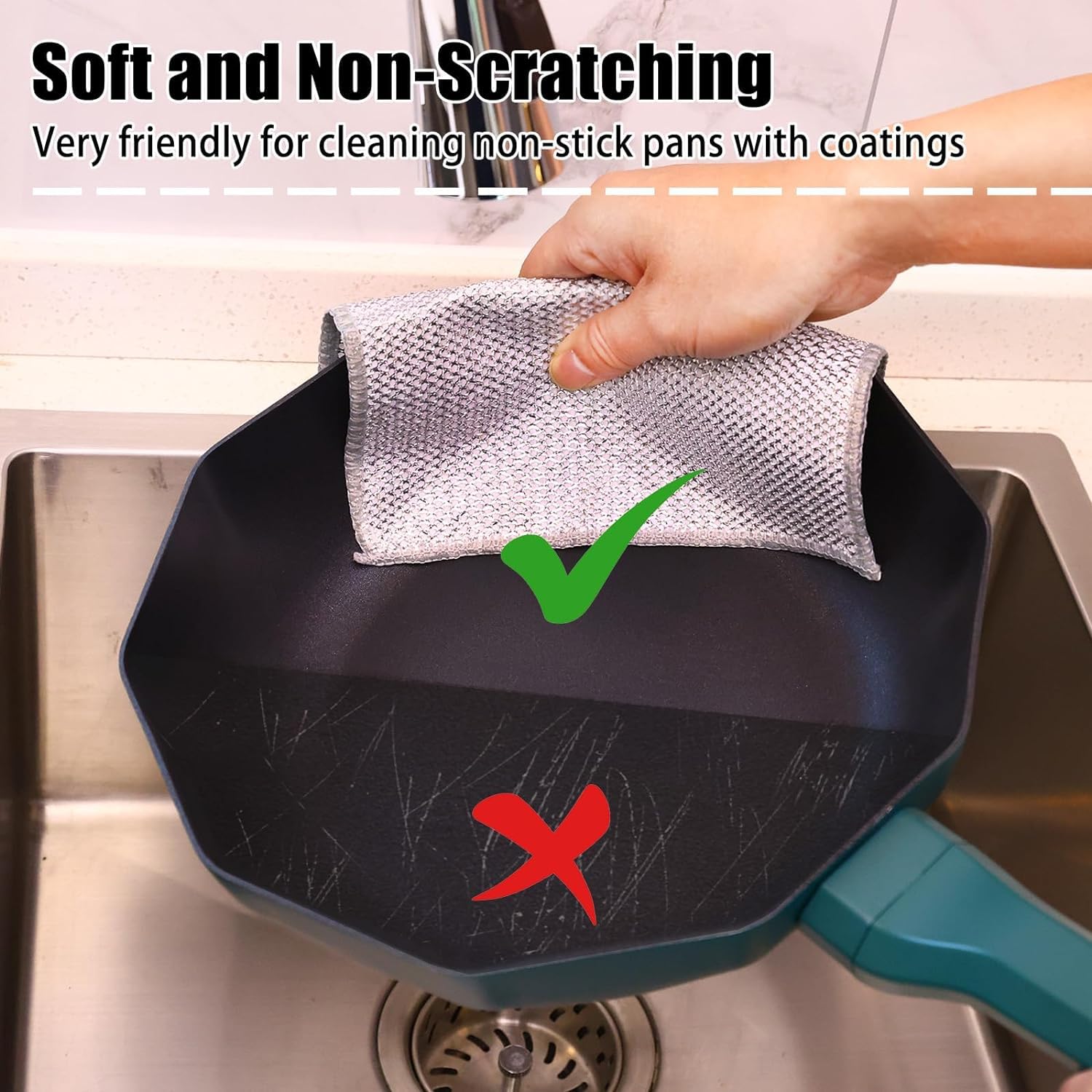 Non-Scratch Performance on Pans