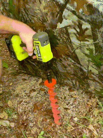 Heavy duty spiral ground anchor installation