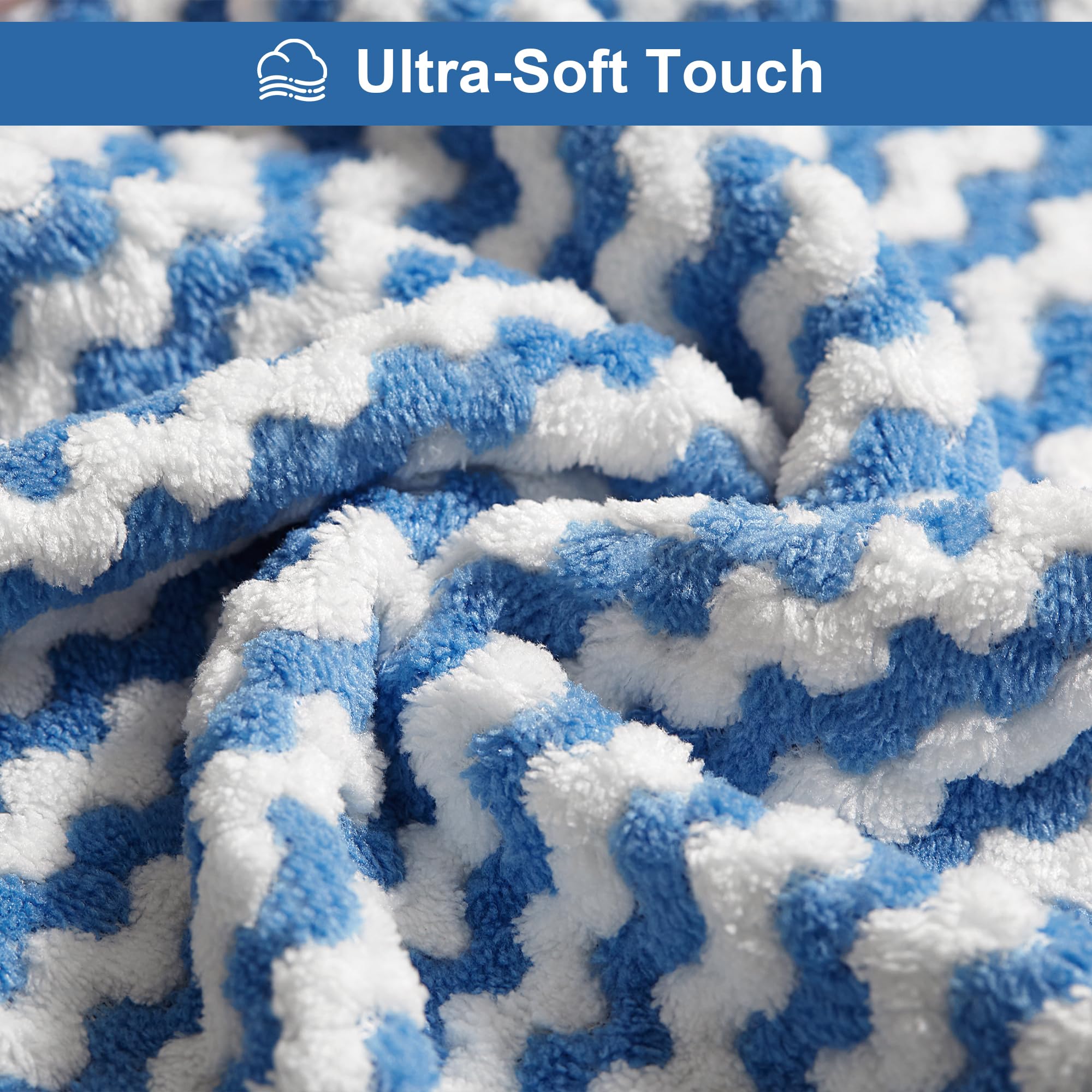 Close up texture of ultra soft wavy pattern microfiber material