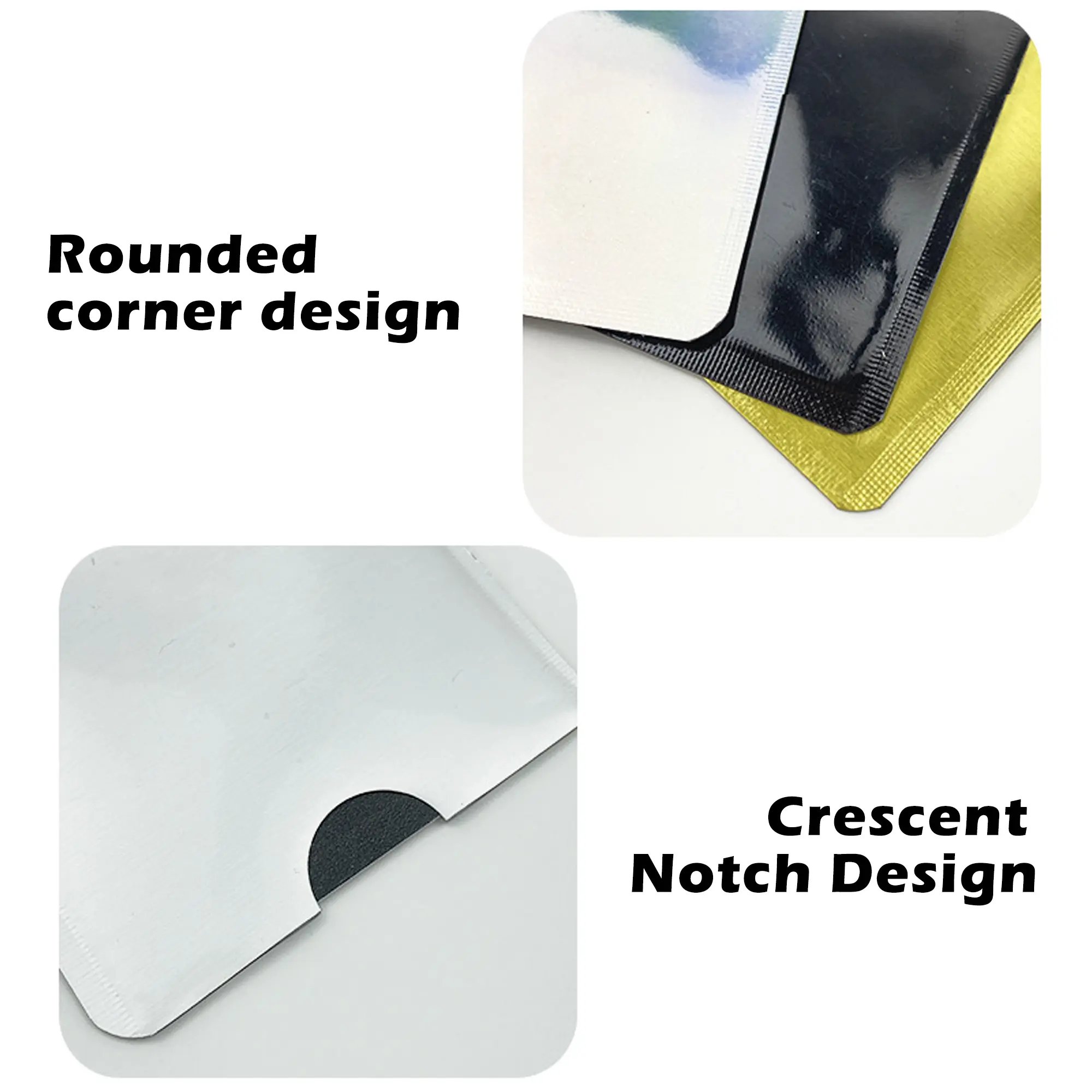 Rounded Corner and Crescent Notch Design Details