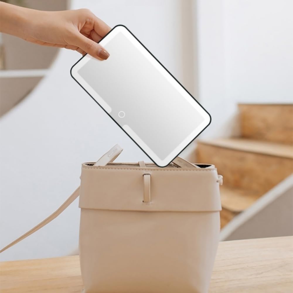 Ultra Slim Car Vanity Mirror in Handbag