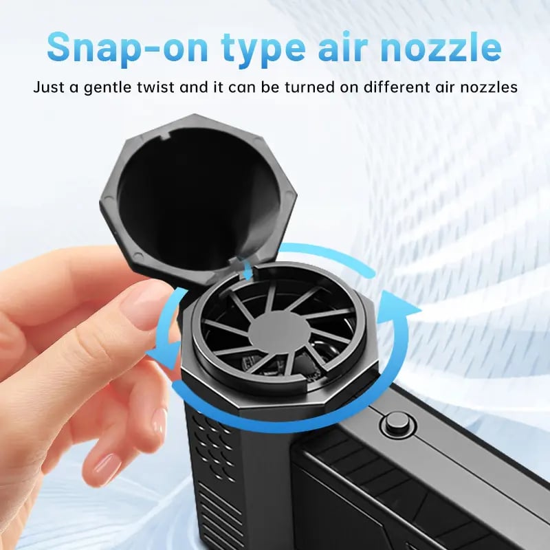 Replaceable turbo fan nozzle