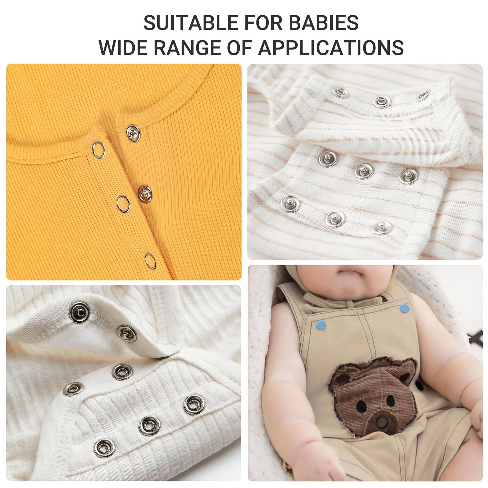 Baby Clothing Fastener Applications