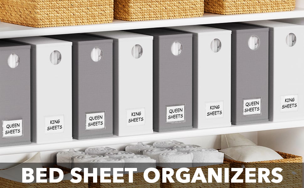 bed sheet organizers and storages