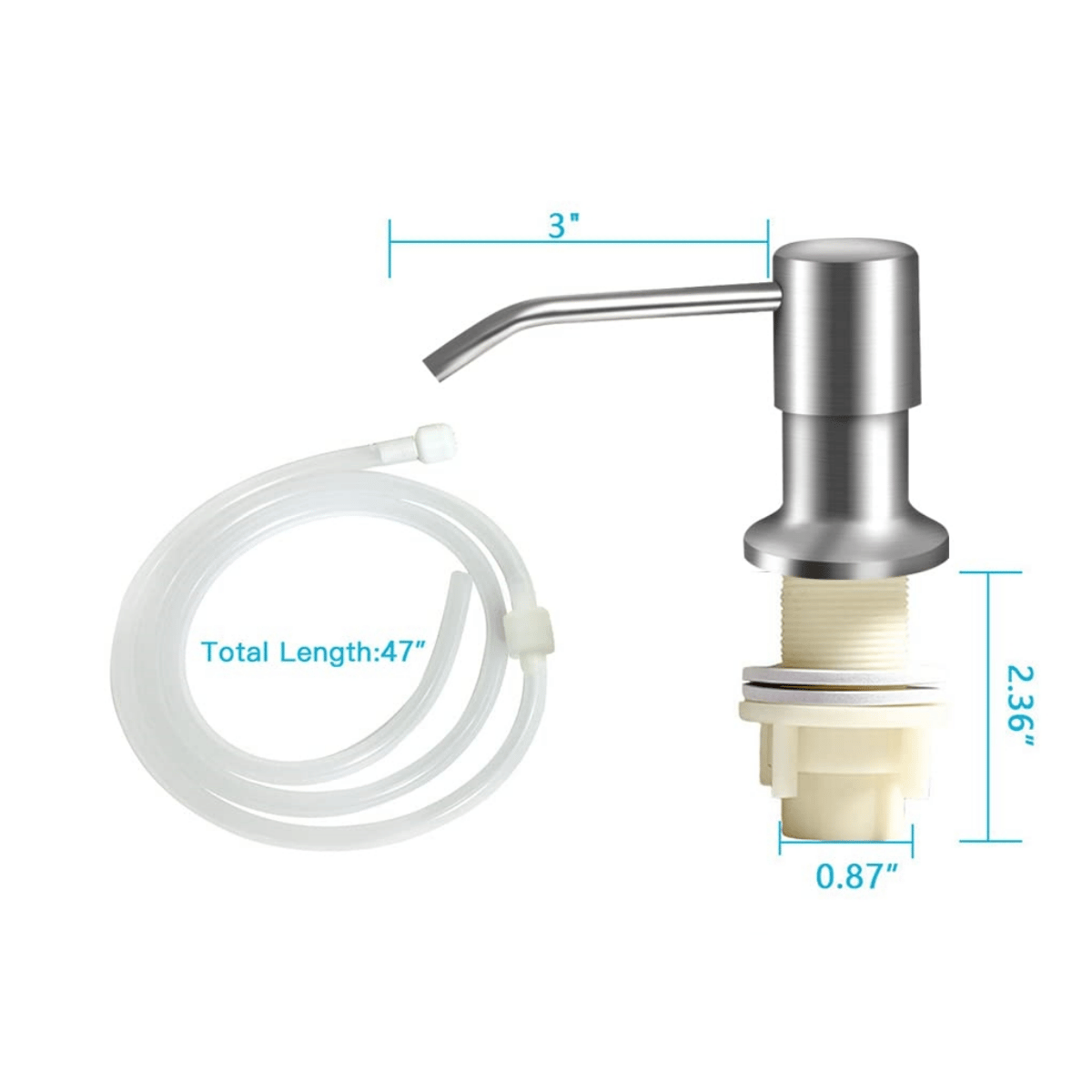 Product Specification Dimensions and Stopper Diameters Diagram