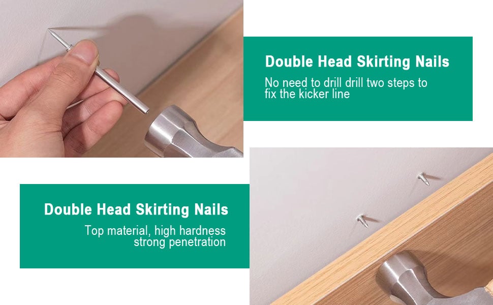 double head skirting thread seamless nail.5