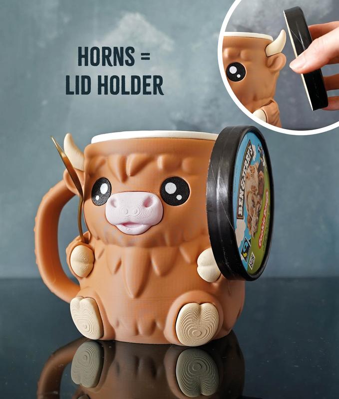 Newyuo Brings You the Highland Cow That Hugs Your Ice Cream 🍦