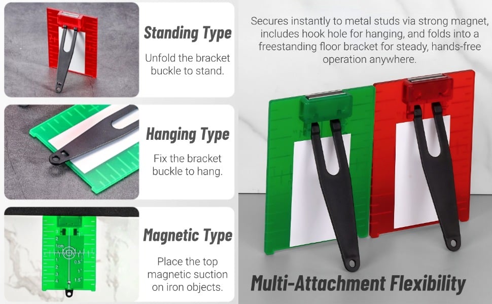 Magnetic Floor Target Card Plate