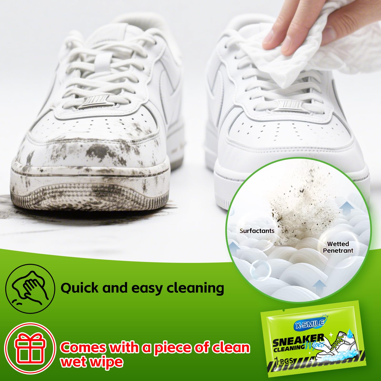 Portable shoe wipe