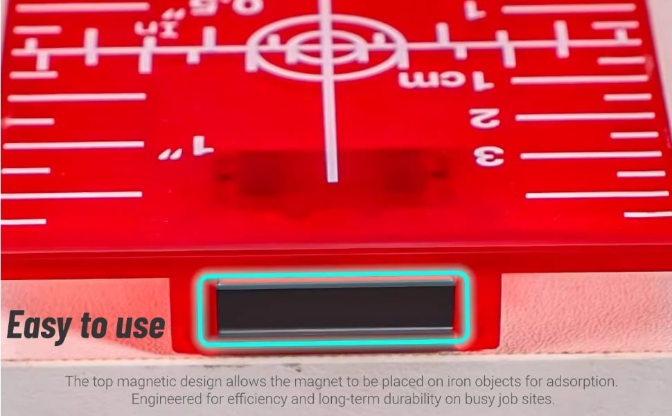 Magnetic Floor Target Card Plate