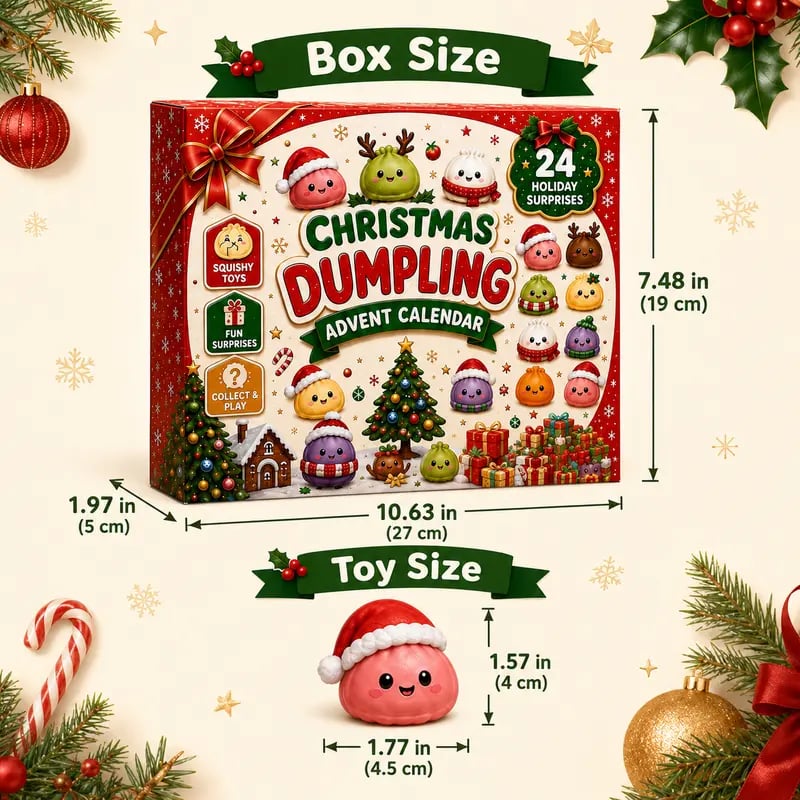 Christmas Mini Squishies Advent Calendar product details