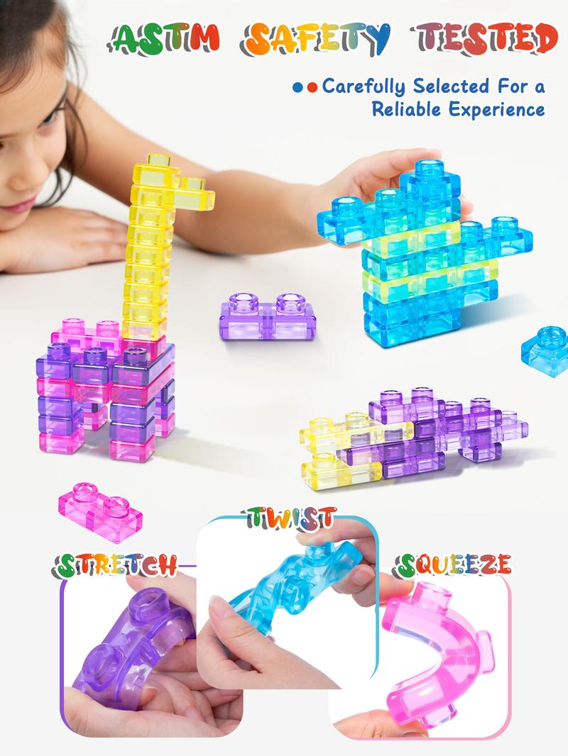 JOY SPOT Soft Jelly Blocks , Squishy Multi-color Stacking Jelly Building Blocks Toy Set, Non-toxic Sensory Tactile Play Toy Safe Squishy Squeezable & Stretchable Fun, Puzzle Blocks for Kids Early learning Preschool STEM Creative Construction Age 2+ JOY SPOT Soft Jelly Blocks , Squishy Multi-color Stacking Jelly Building Blocks Toy Set, Non-toxic Sensory Tactile Play Toy Safe Squishy Squeezable & Stretchable Fun, Puzzle Blocks for Kids Early learning Preschool STEM Creative Construction Age 2+