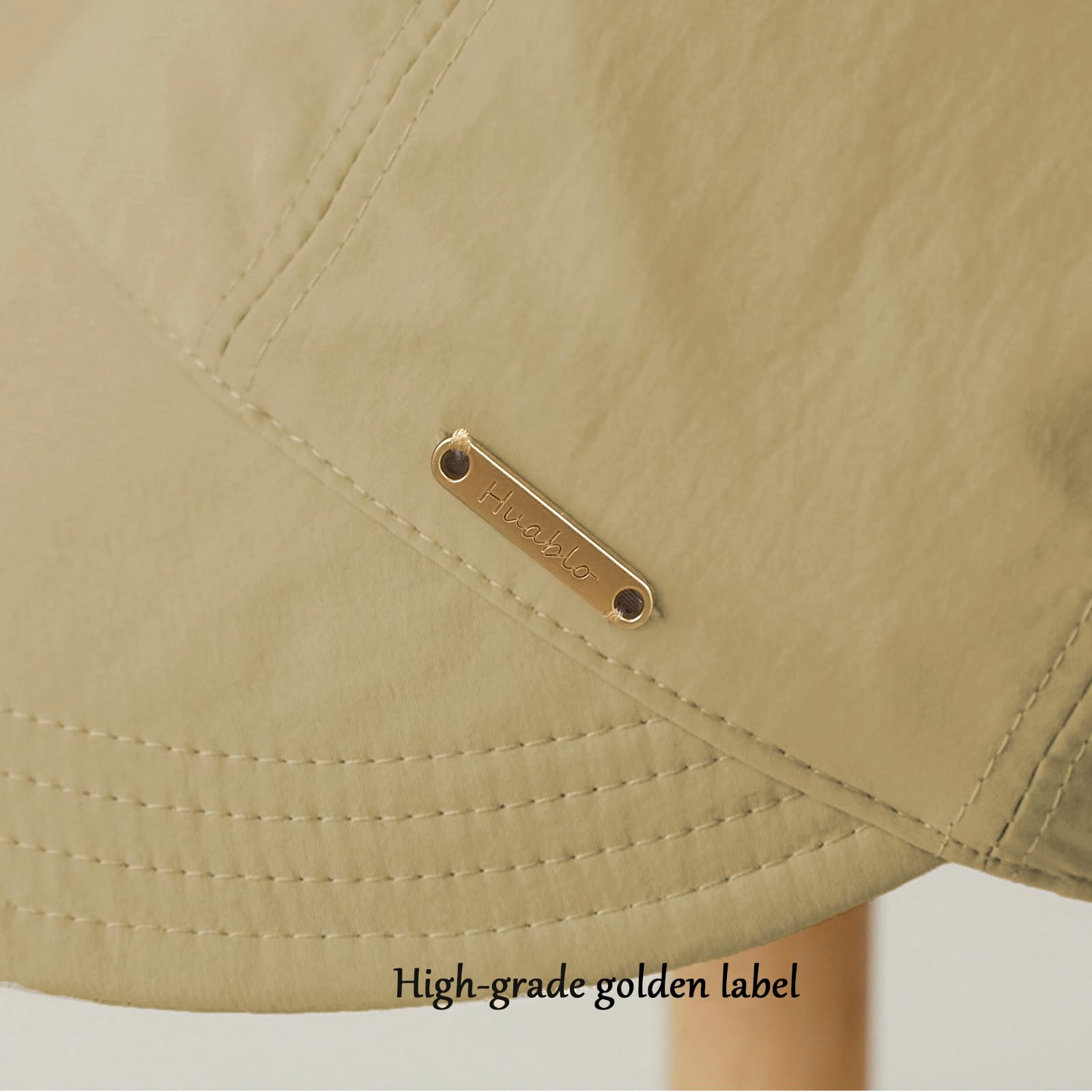 Premium high grade golden label detail