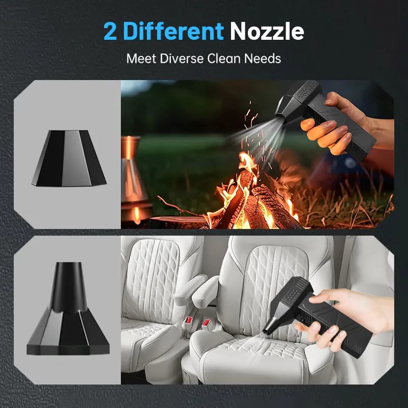Two nozzle turbo fan modes