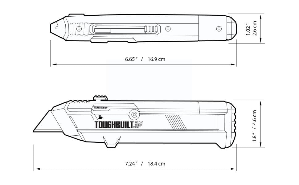 toughbuilt tough built knife utility knives construction electrician