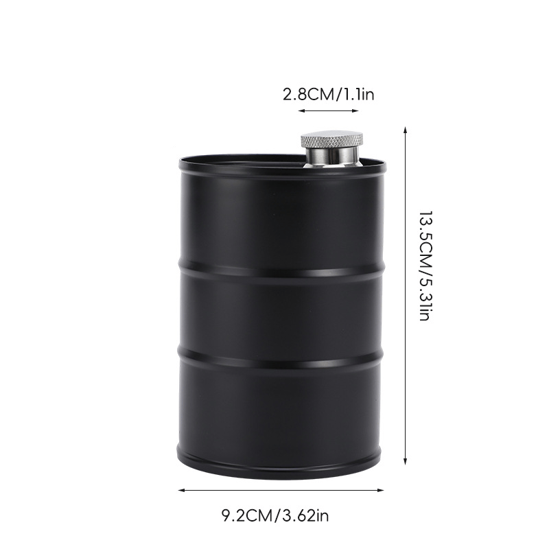 Portable flask product details and dimensions