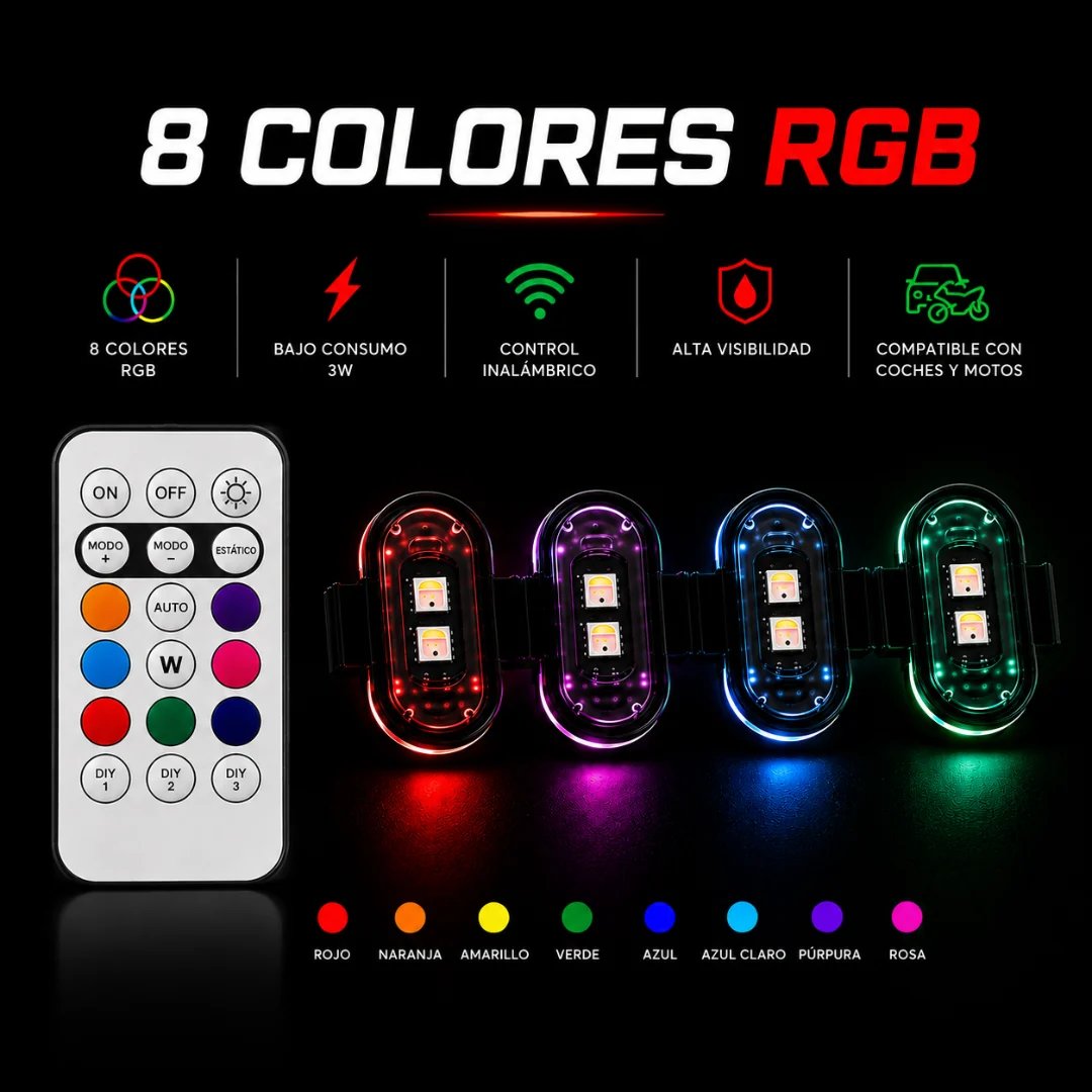 RGB vehicle lighting lifestyle