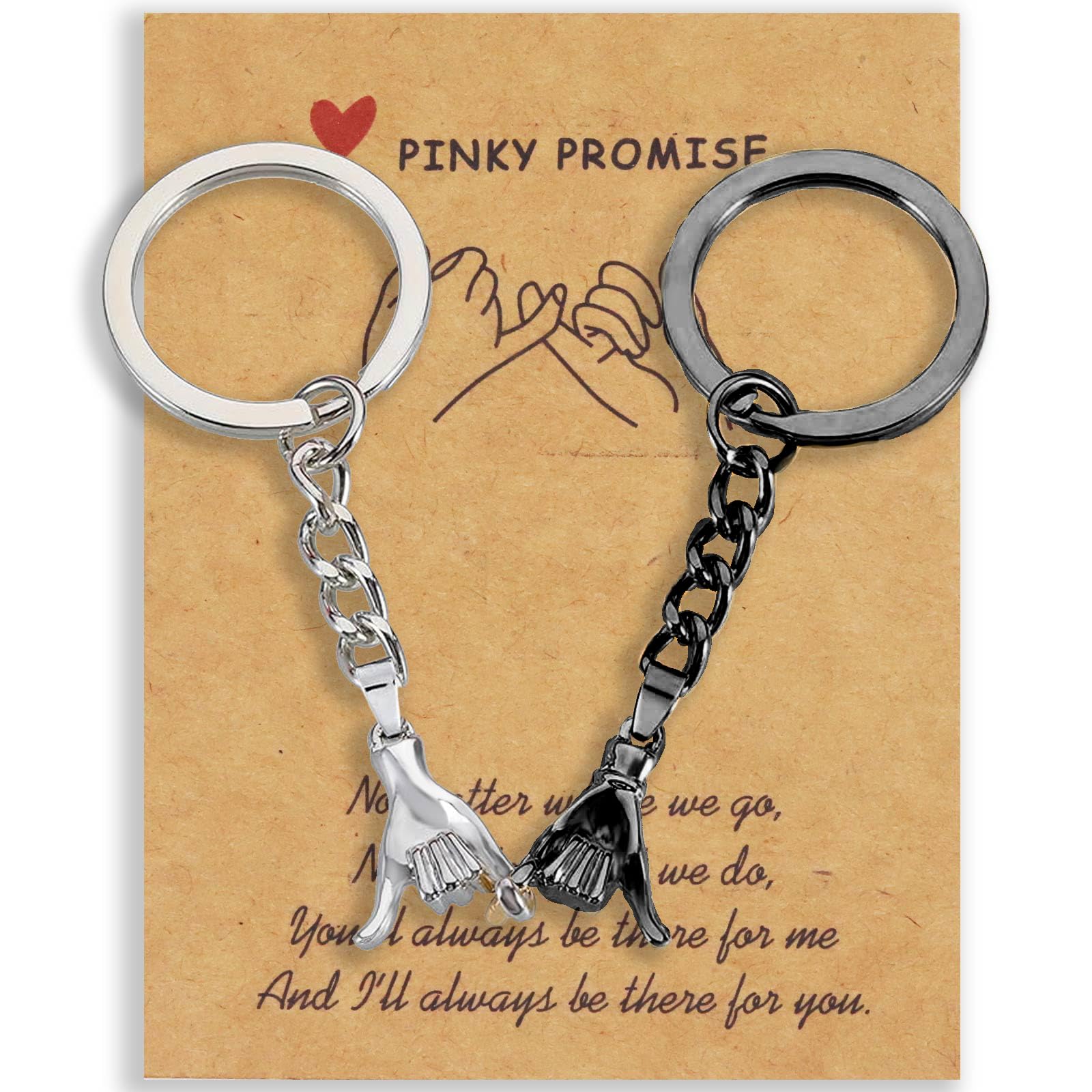 Pinky Promise Keychain Set