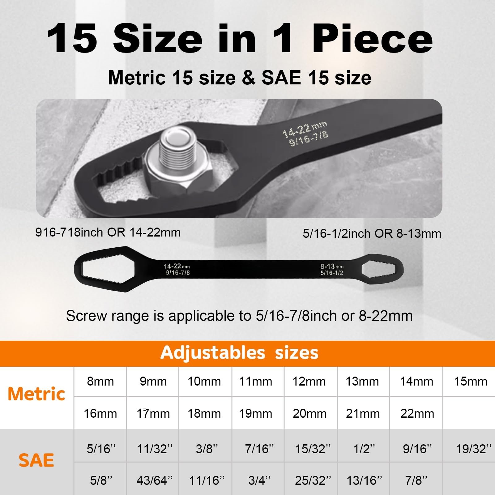 Size Chart and Compatibility