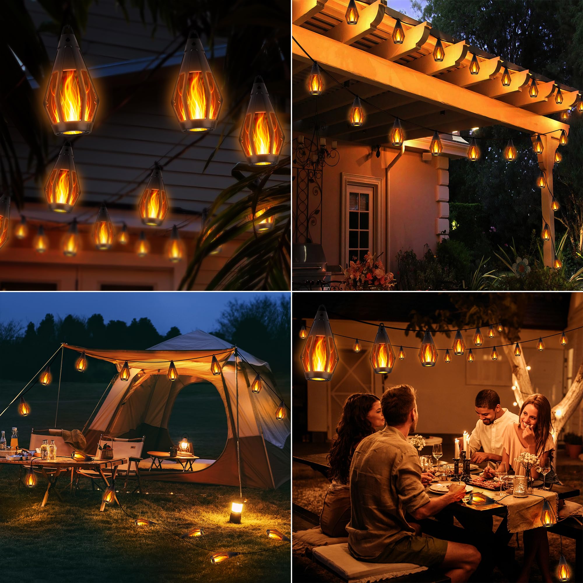 Versatile Use Cases for Flame String Lights