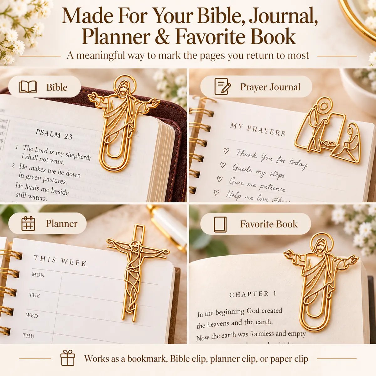Made For Your Bible Journal Planner and Favorite Book