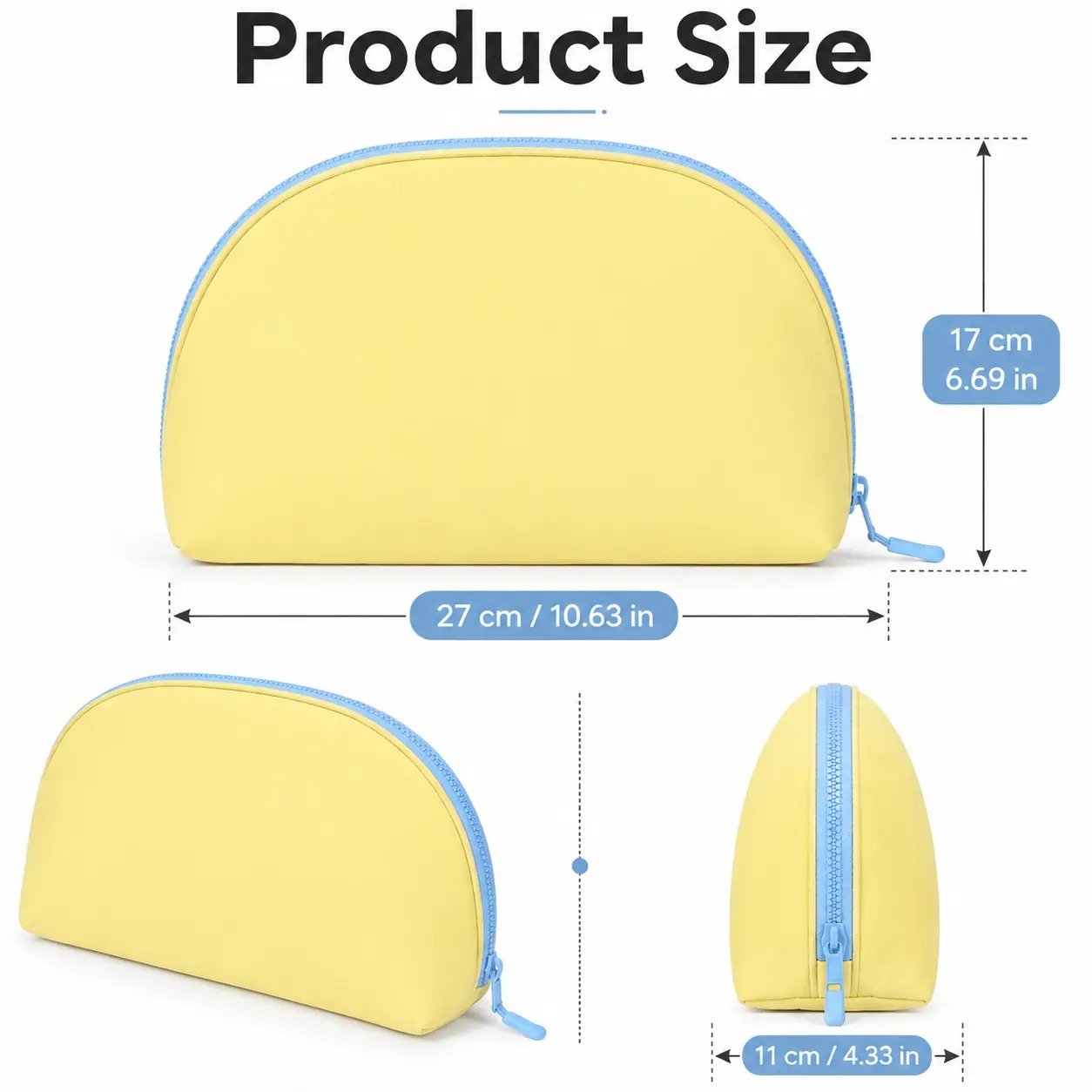 Shell-shaped organizer for travel and everyday use