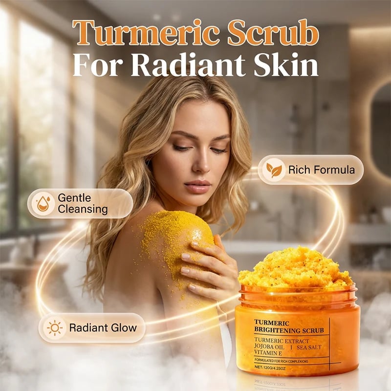 Turmeric body scrub