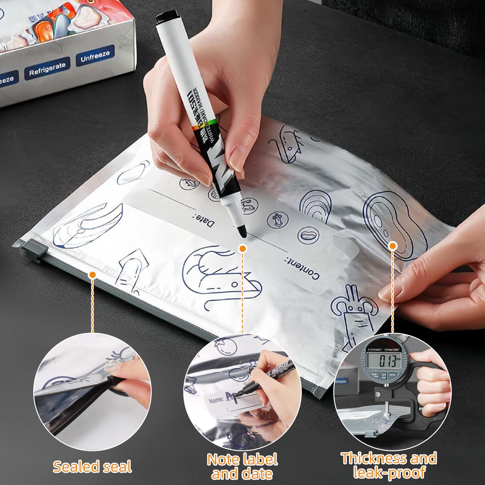 Sealing and Label Details