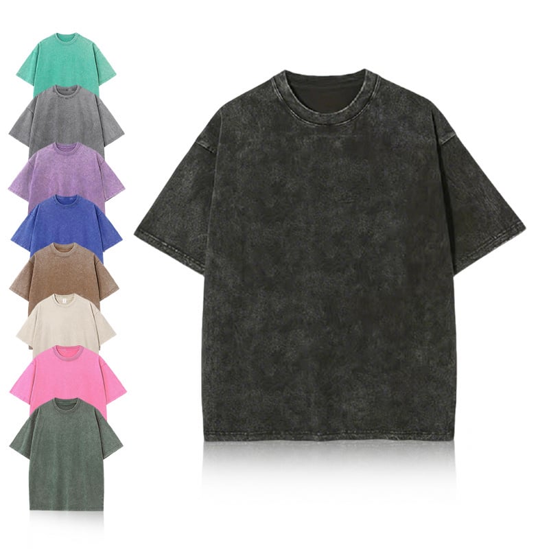 Hot Sales 49% OFF4 Pack Oversized Tshirts for Men Gym Vintage Heavyweight T Shirts Cotton Workout Acid Wash Baggy Tees - Black / S（88.0 lbs ~110.0 lbs ）
