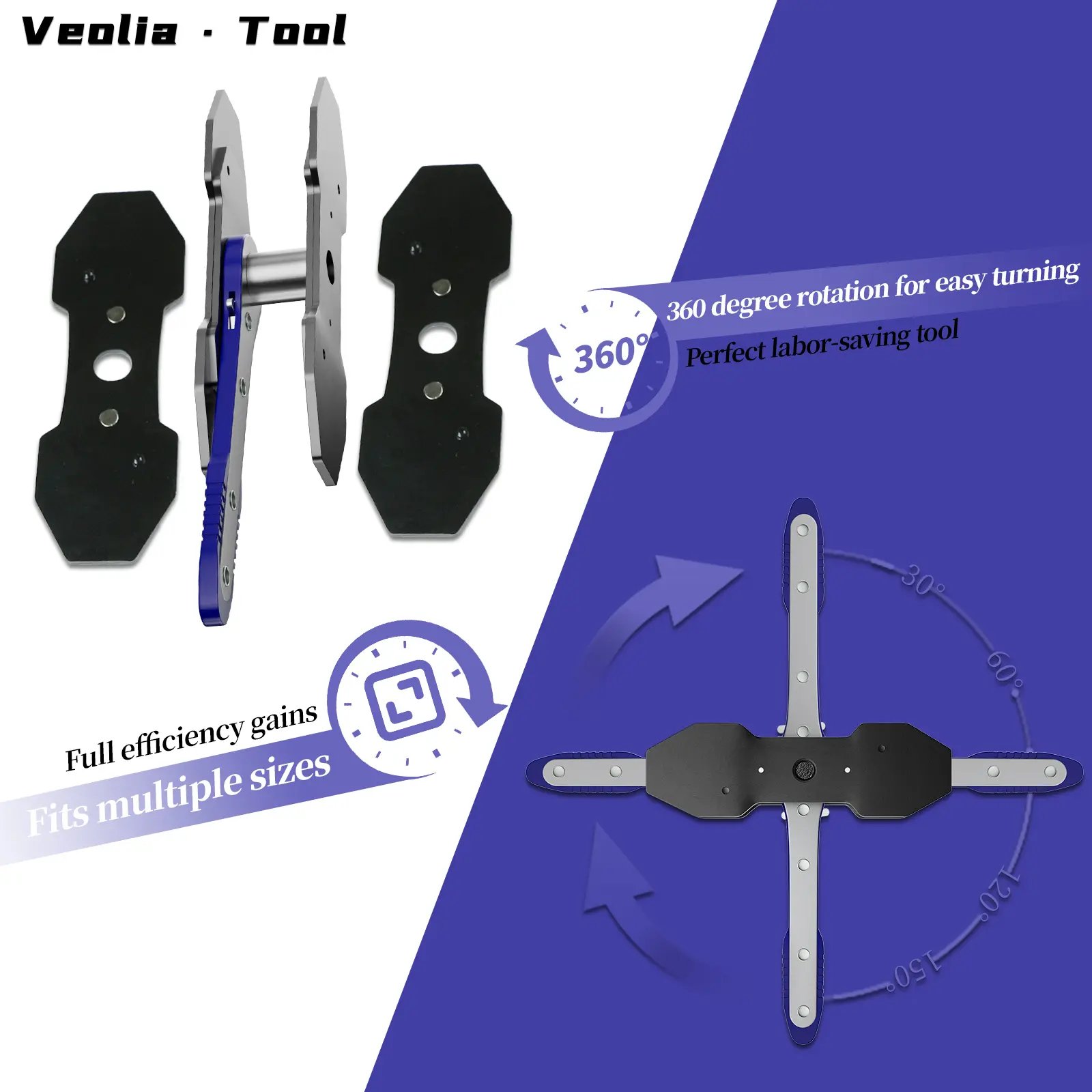 360 degree rotating ratchet brake tool