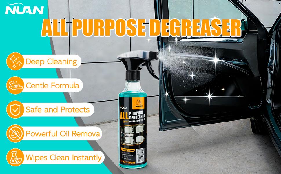Nuan Heavy Duty Degreaser  Professional High-Efficiency Degreaser, Fast Grease & Grime Removal, Time-Saving & Labor-Saving!NUAN heavy duty degreaser