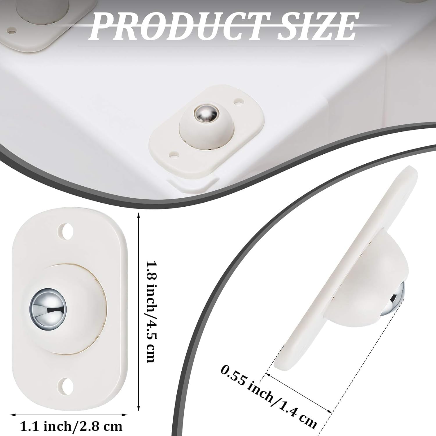 Mini Caster Dimensions