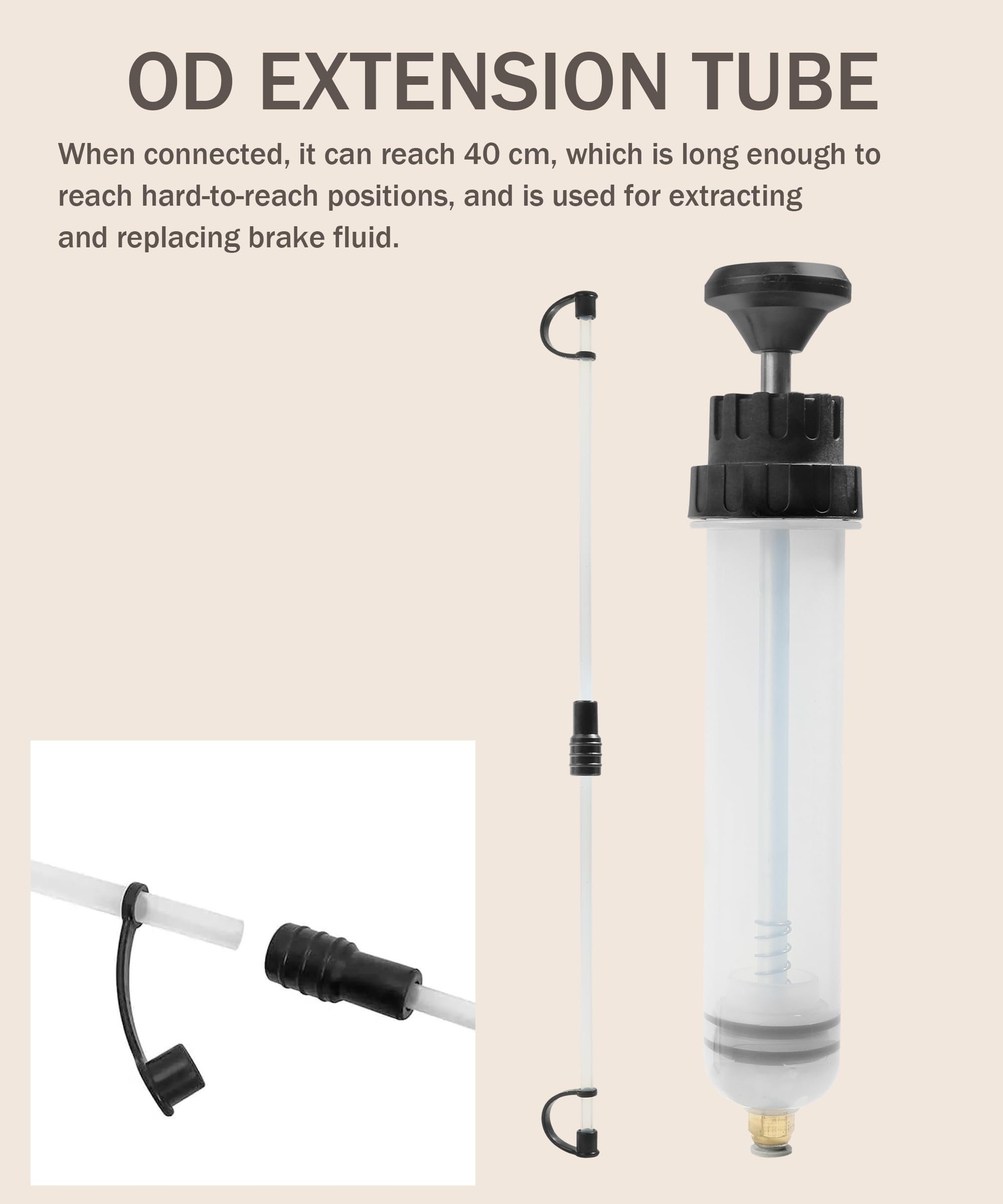 Outer Diameter Extension Tube reaching up to 40cm