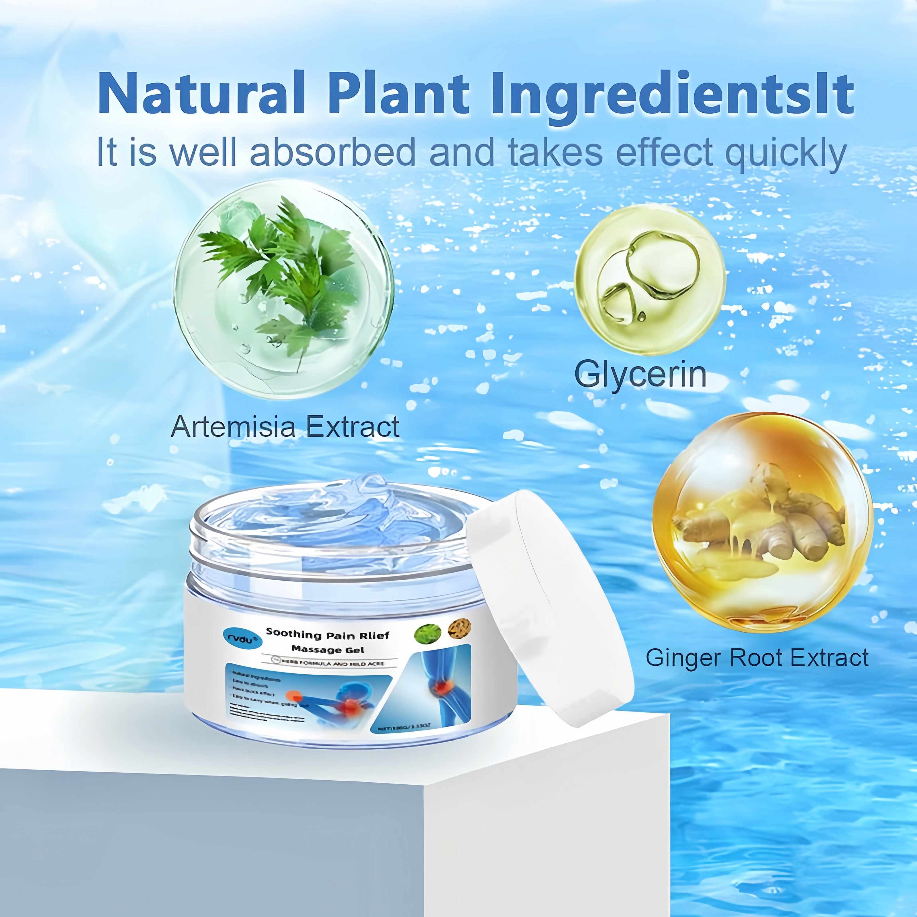 Natural Plant Ingredients visualization Natural Plant Ingredients visualization