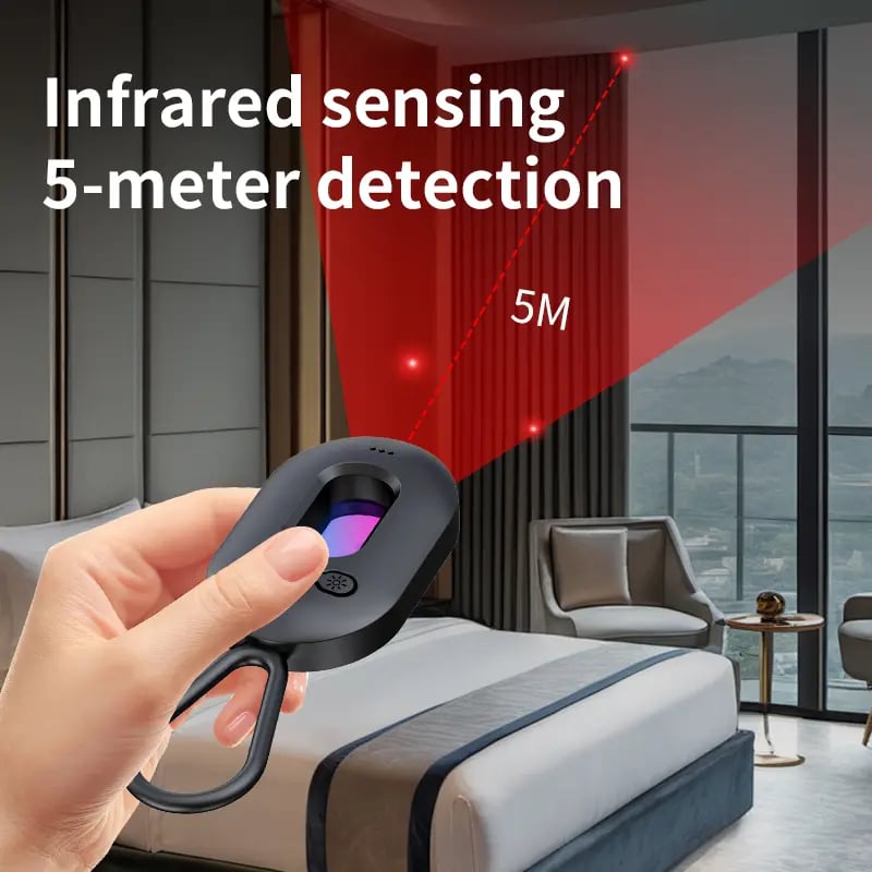5 Meter Infrared Sensing Range Hidden Camera Scanning